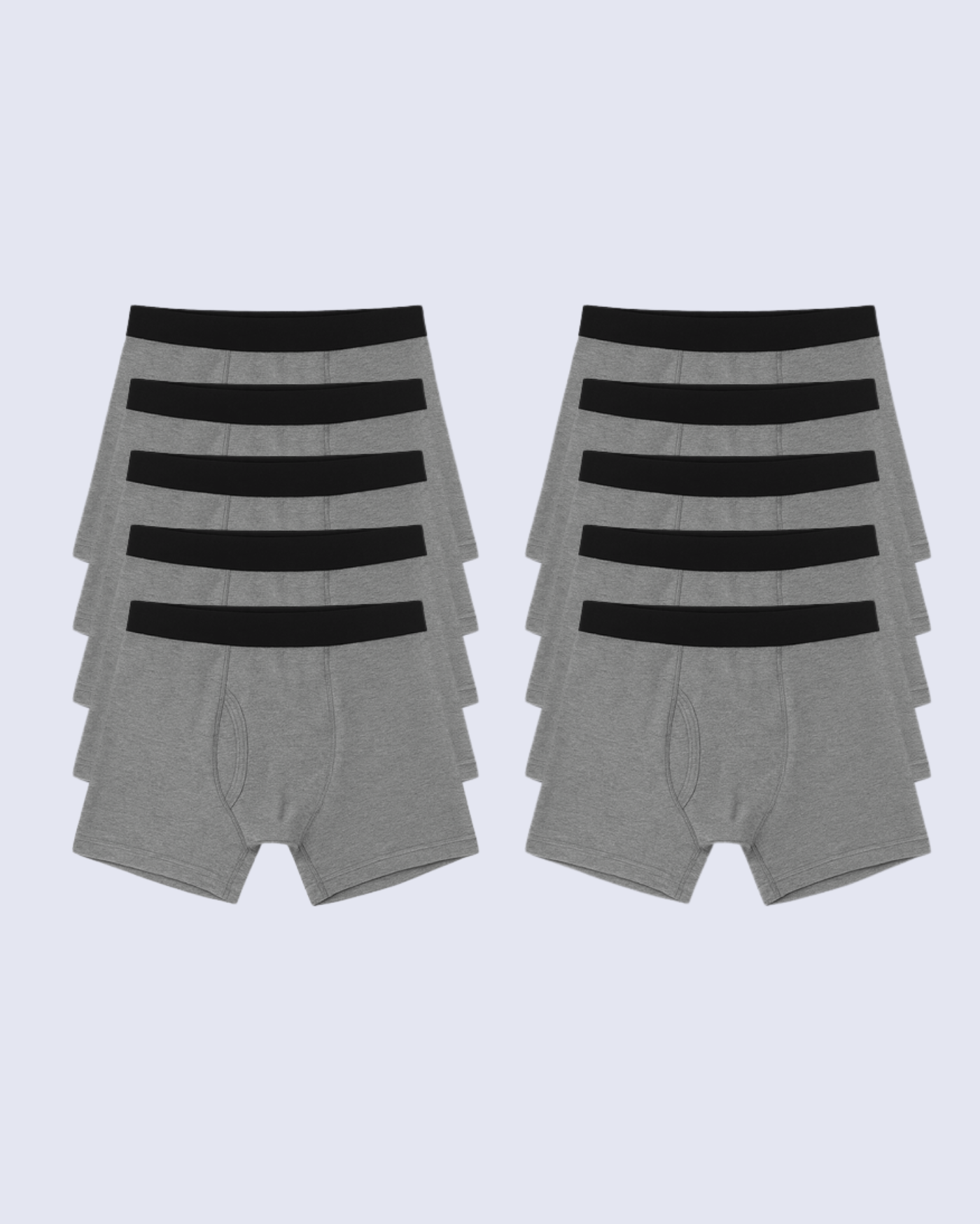 Bóxer Ultraabsorbente | Lote de 10 grises