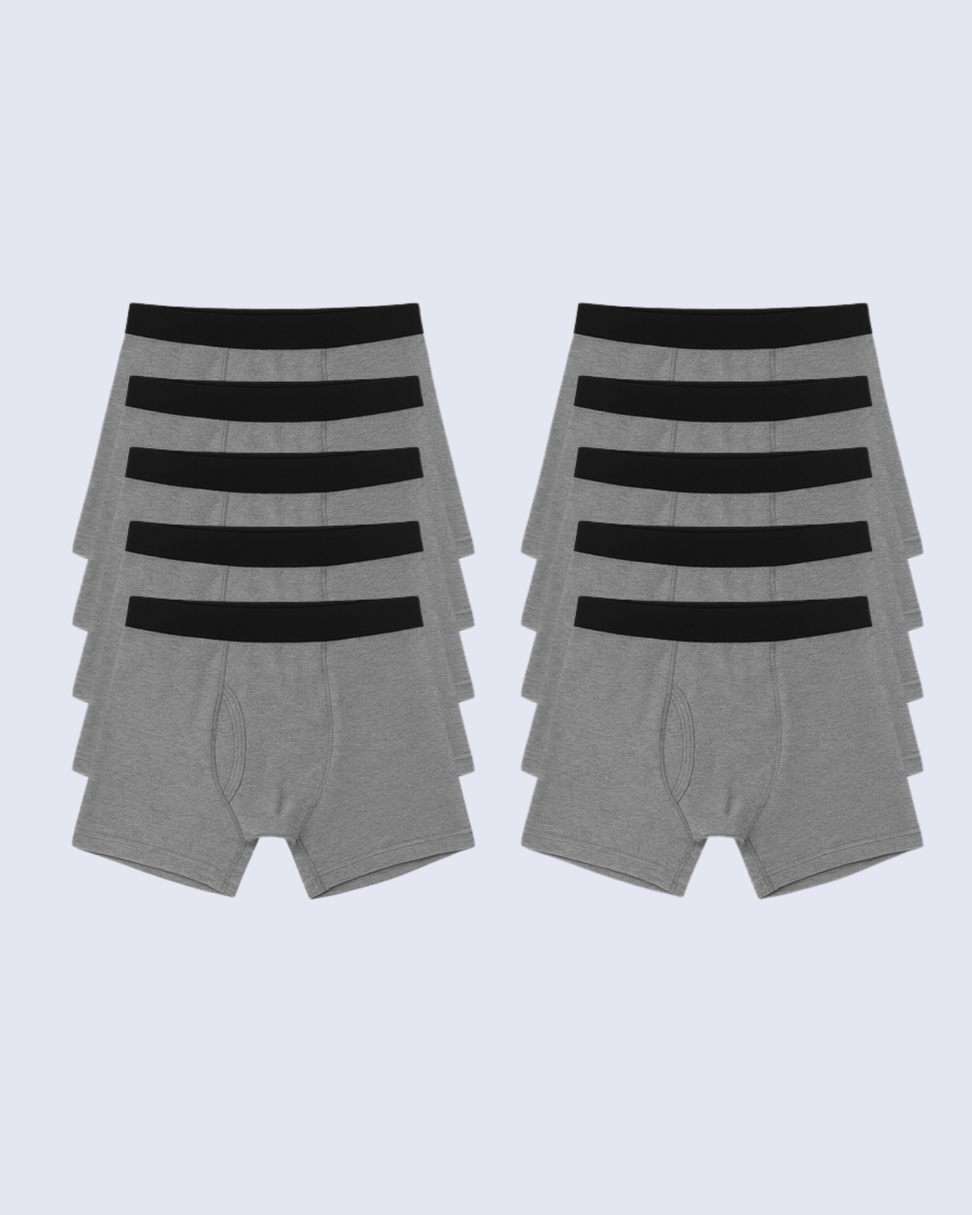 Bóxer Ultraabsorbente | Lote de 10 grises
