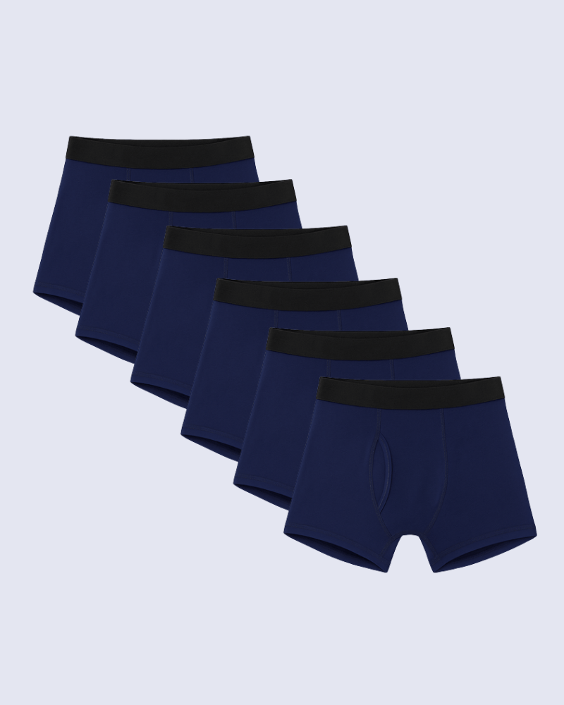 Bóxer Ultraabsorbente | Lote de 6 azul marino