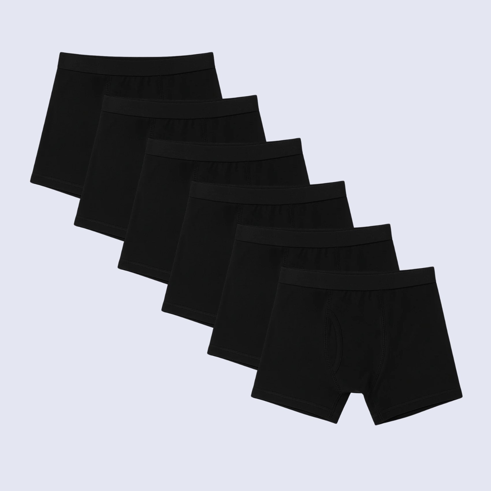 Bóxer Ultraabsorbente | Lote de 6 negros