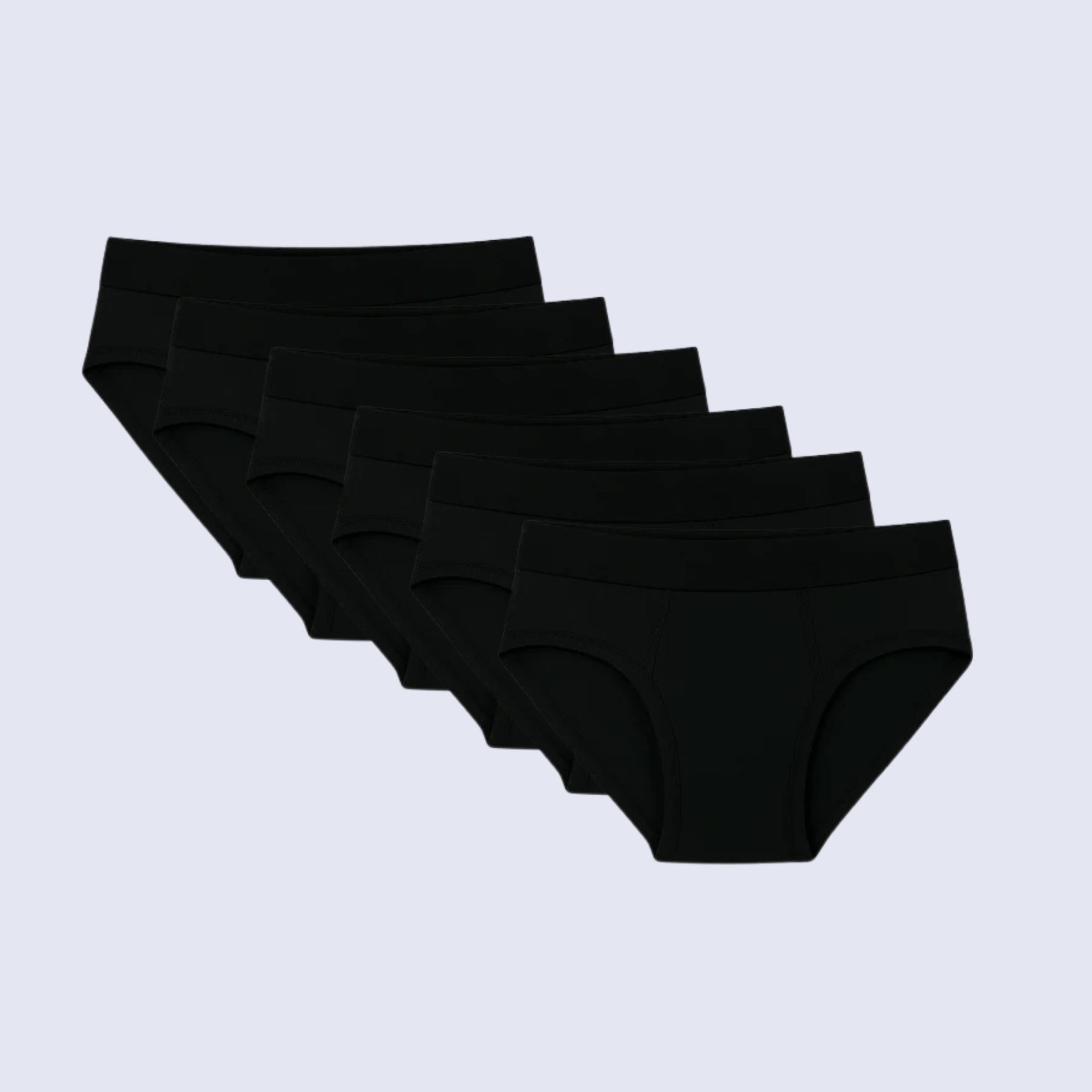 Braguitas Ultraabsorbente | Lote de 6 negros